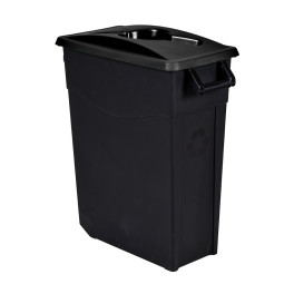 Poubelle de tri mobile Trimouv 65 L - Noir