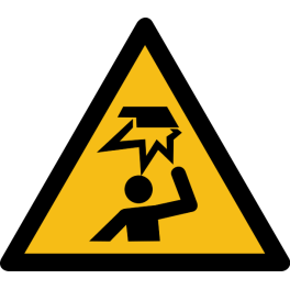 Pictogramme de Danger "Obstable en hauteur"