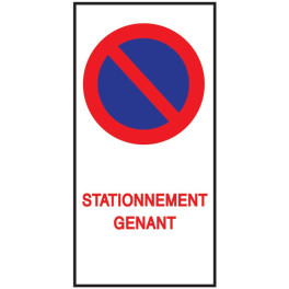 Lot de 20 papiers autocollants - Stationnement gênant