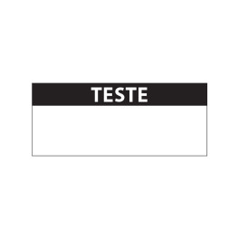 Lot étiquettes d'inspection "Testé" tissu plastifié