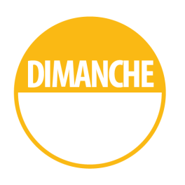 Pastilles "DIMANCHE" + Zone de Texte