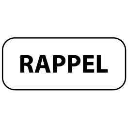 Panonceau d'Indication M9z "Rappel"