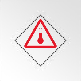 Signalisation de transport normalisée ADR - "Produits chauds"