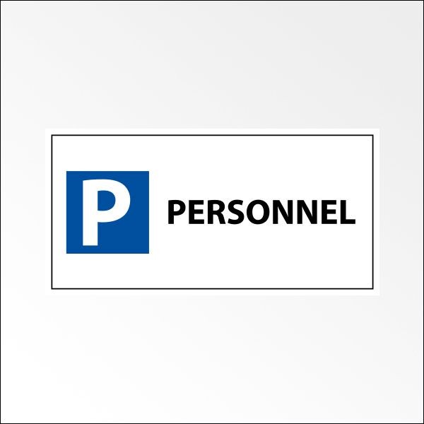 Signalétique stationnement - kit panneau parking personnel