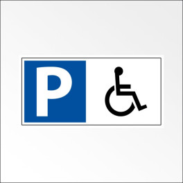 Autocollants dissuasifs Parking handicapés - Si tu prends ma place prends  mon handicap