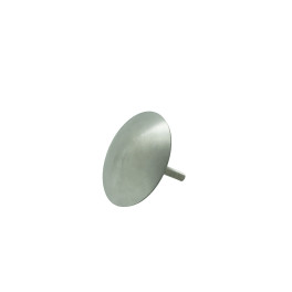 Clou de voirie bombé lisse en inox