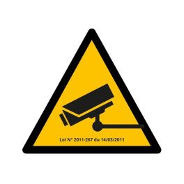 Pictogramme de Danger "Vidéosurveillance"