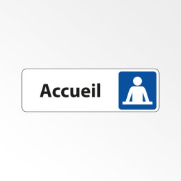 Panneau Signalétique "Accueil"