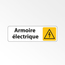 Panneau Signalétique "Armoire électrique"