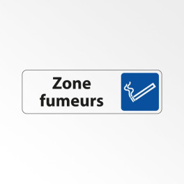 Panneau Signalétique "Zone fumeurs"