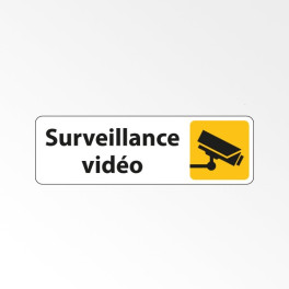 Panneau Signalétique "Surveillance vidéo"