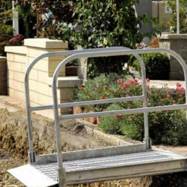 Passerelle pliable PASSALU pour piétons et PMR - 4 tailles