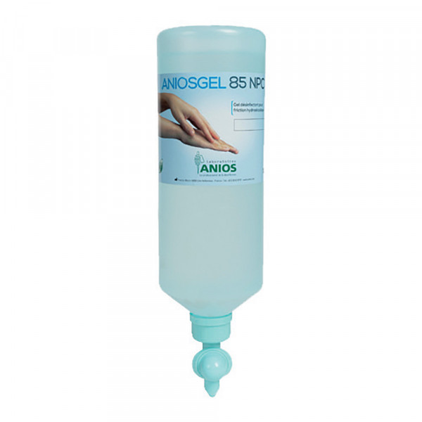 Gel hydroalcoolique de 1L en flacon pompe pour une désinfection hygiénique  et chirurgicale.