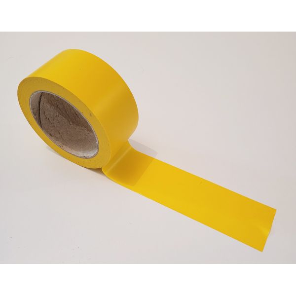 Ruban adhésif signalétique jaune 5 cm de largeur - IDPROTEC Couleur Jaune