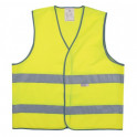 Gilet de sécurité jaune 2 bandes - taille unique