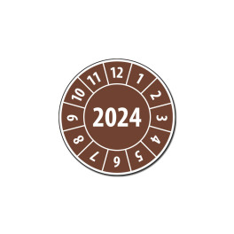 Pastille calendrier année - 2024