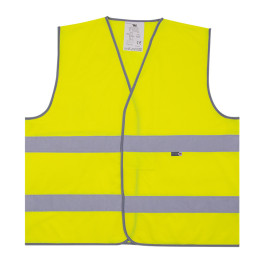 Gilet De Sécurité Jaune "evacuation" À 2 Bandes Rétroréfléchissantes