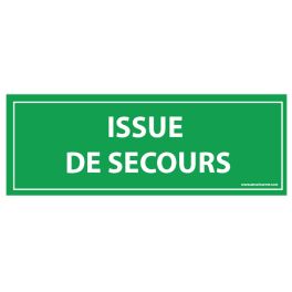 Panneau Issue De Secours - Fond Vert