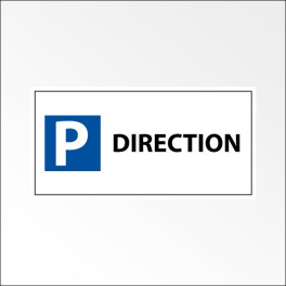 Kit panneau de parking "P DIRECTION"