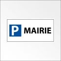 Kit panneau de parking "P MAIRIE"