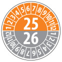 Carte de Pastilles calendrier année double 2025/2026