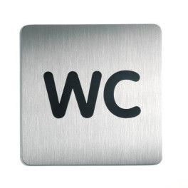 Pictogramme carré pour porte "WC"