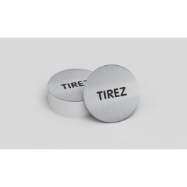 Pictogramme rond de porte "Tirez"