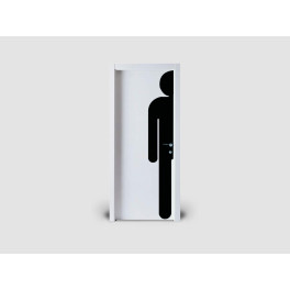 Signalétique géante de porte Silhouette HOMME