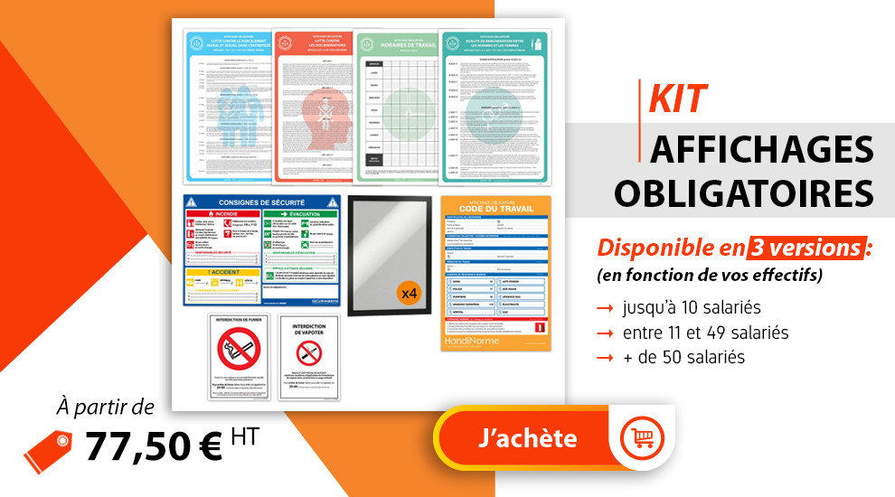 Kit affichages obligatoires